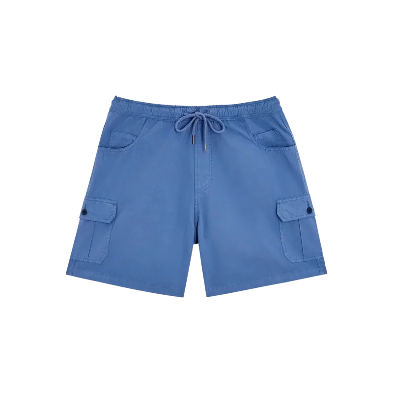 blue SERGE short