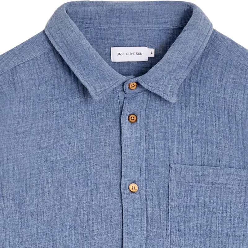 blue OIHANA shirt – Image 2