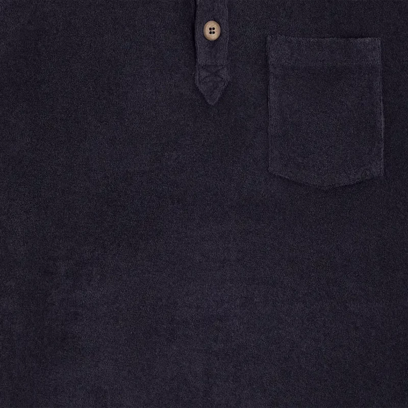 navy GOXO LS polo – Image 3