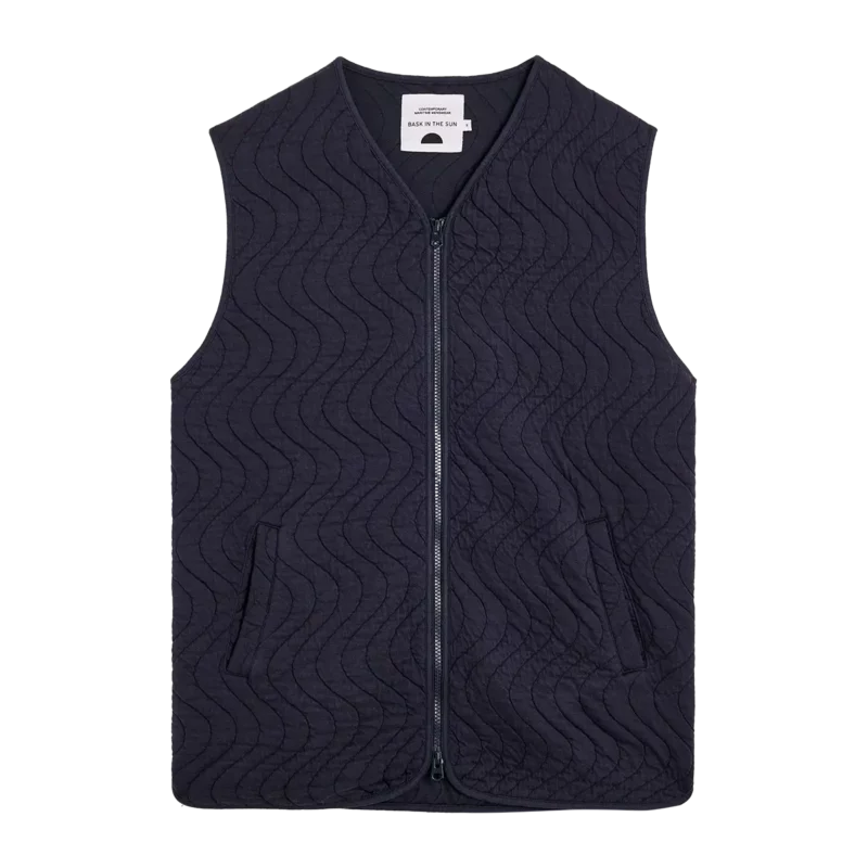 navy YUMI waistcoat