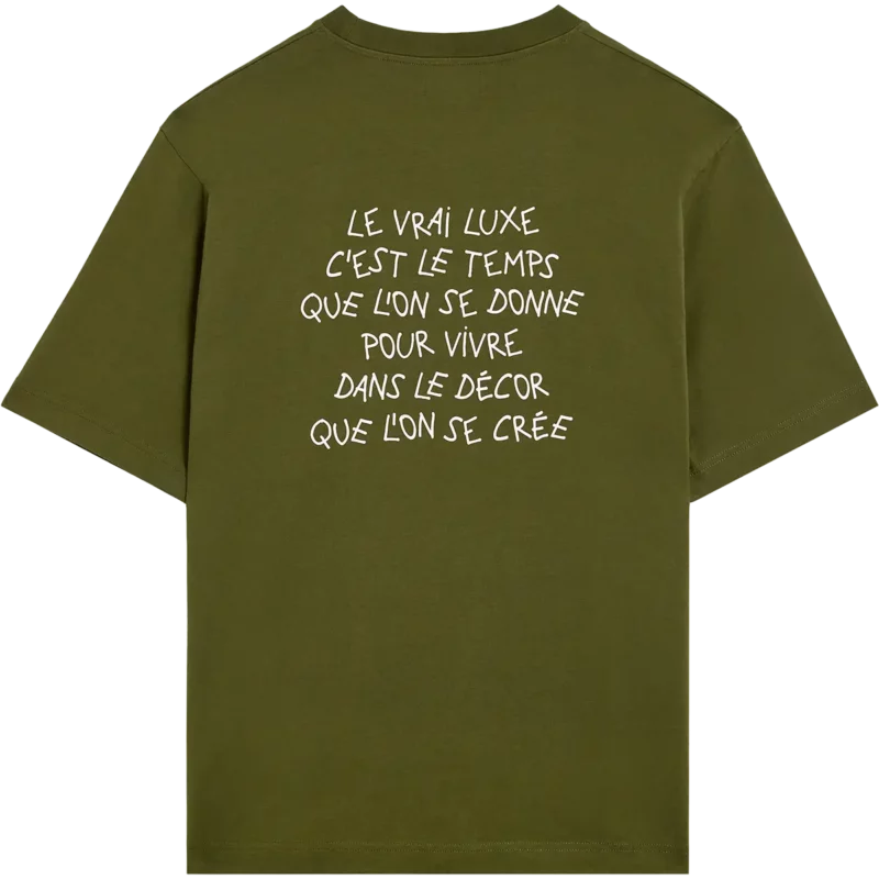 olive LUXE tee – Image 4